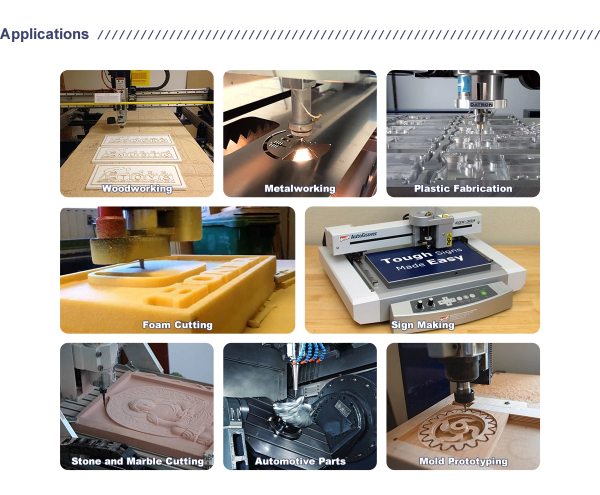 CNC 1325 Pro 3D Engraving Machine Router with 2.2-5.5KW spindle kit
