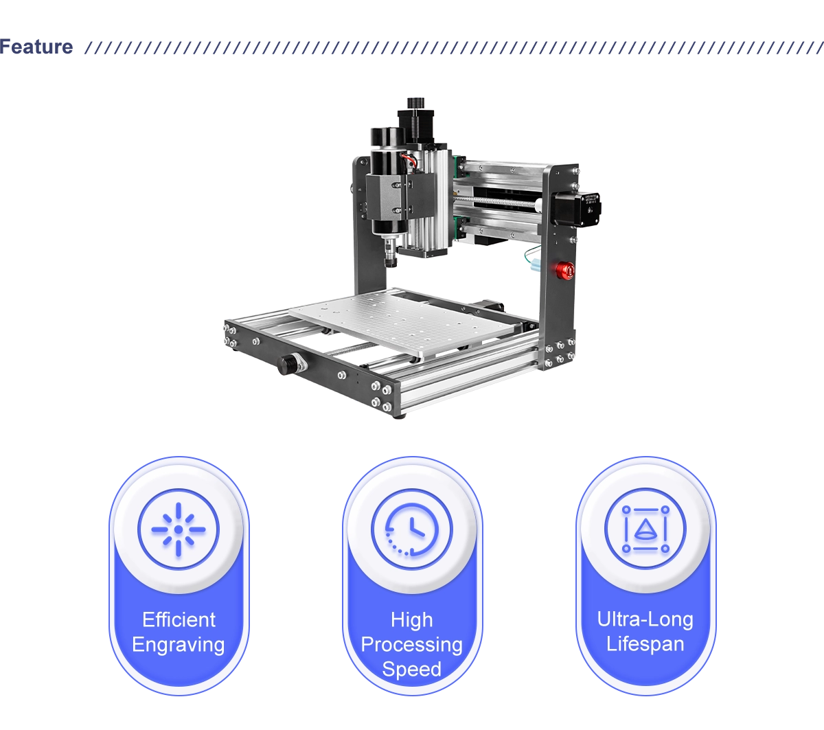 CNC 3018 plus 3.0 Desktop Router Machine with 500W Spindle