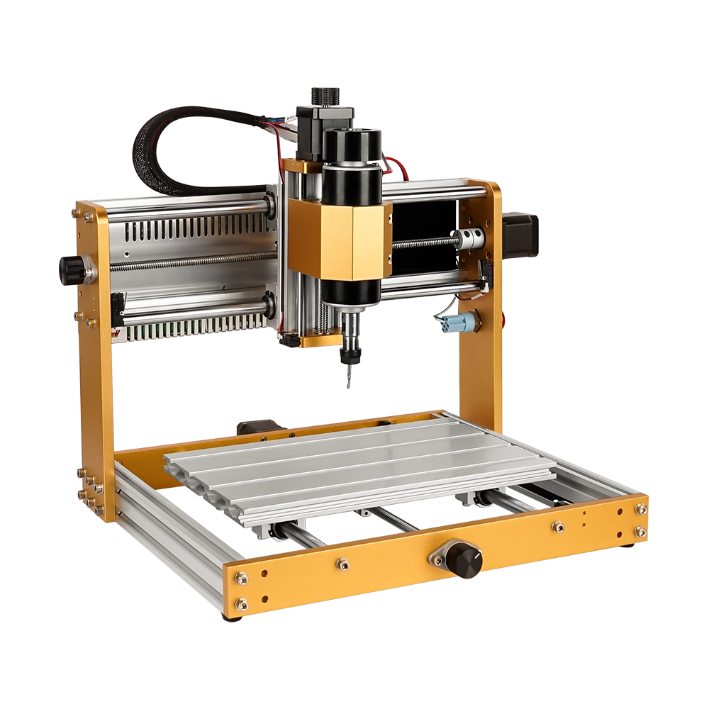 Purewords Upgraded CNC 3018 PLUS 2.0 DIY Router | 500W Spindle Engraving  Macine | All Metal Frame for both Non-Metal and Soft Metal Carving  Engraving