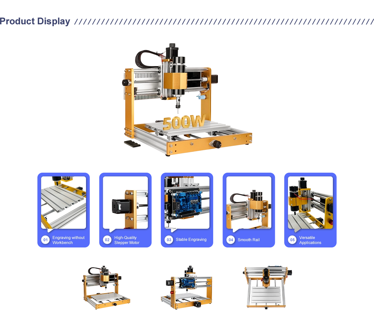 Desktop CNC 3018 Plus 2.0 engraving Router Machine With 500w Spindle