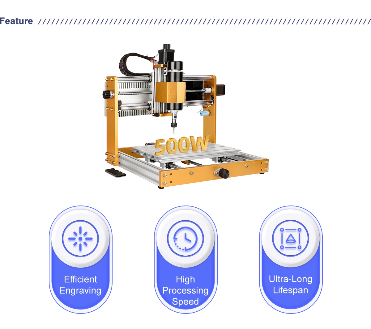 Desktop CNC 3018 Plus 2.0 engraving Router Machine With 500w Spindle