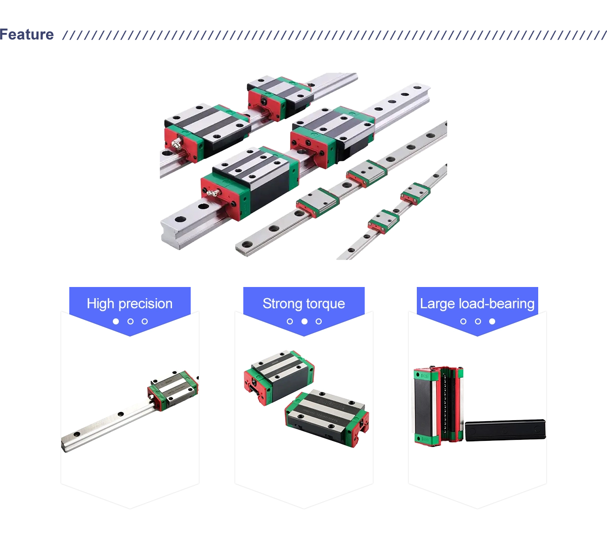 HGL series ball type Linear sliding rail guide and block