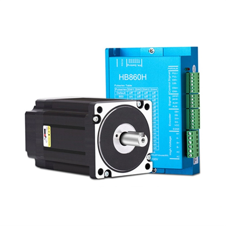 NEMA 34 1.8° 2-Phase Hybrid Closed Loop Stepper Motor with Driver