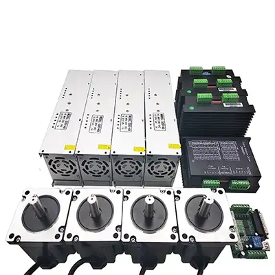 Nema34 Open Loop 4 Axis CNC Hybrid Stepper Motor Kits