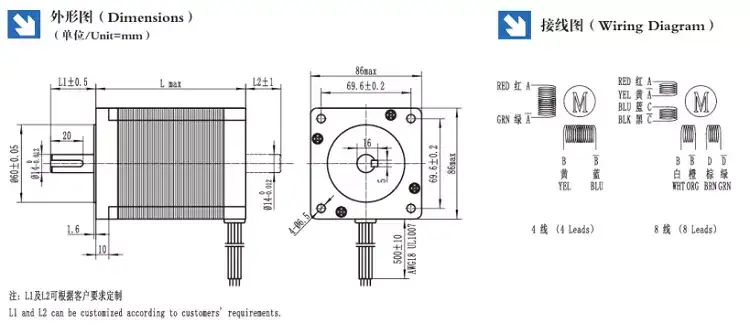 Nema34 Open Loop 4 Axis CNC Hybrid Stepper Motor Kits